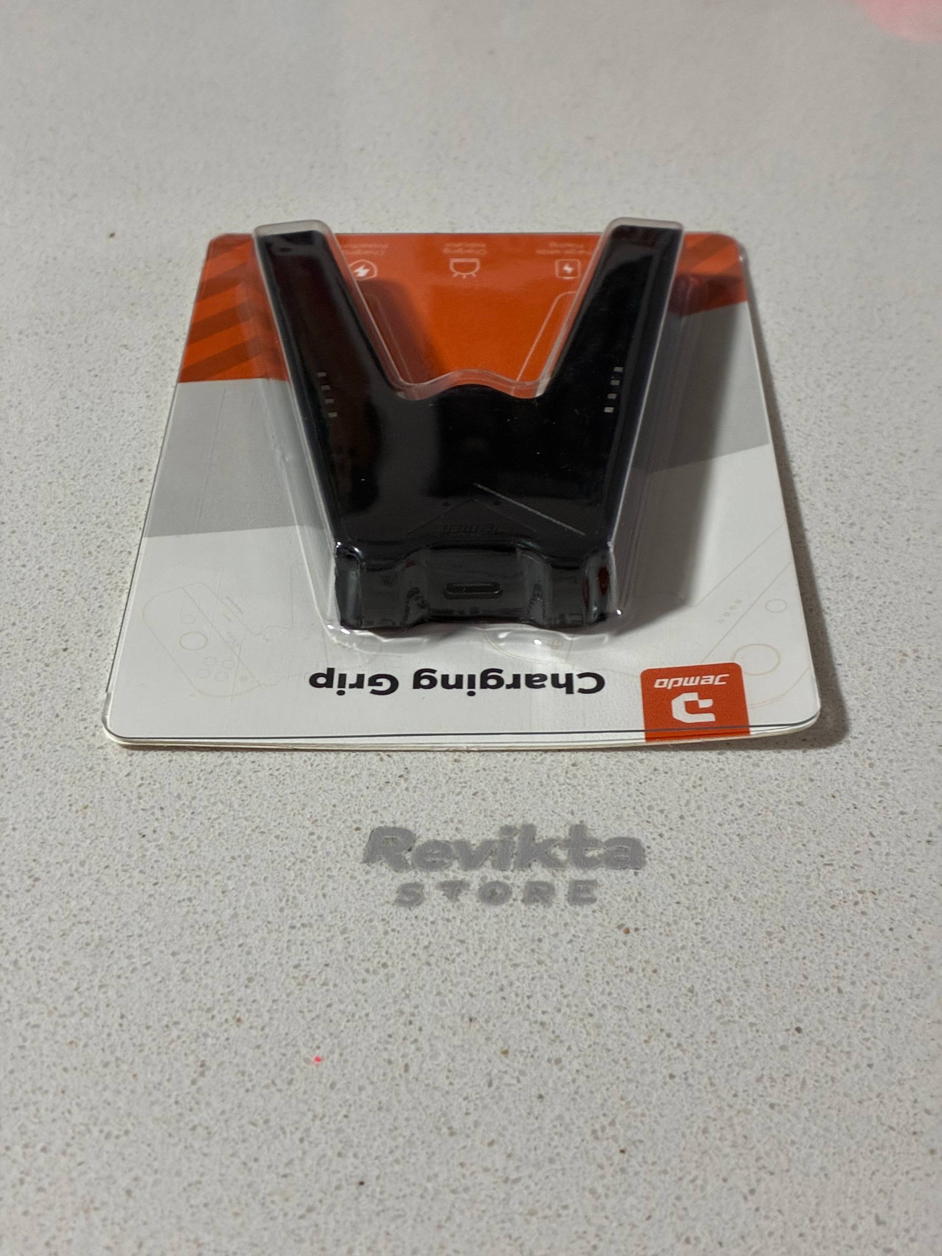 Jemdo V Grip Negro con Carga Nintendo Switch
