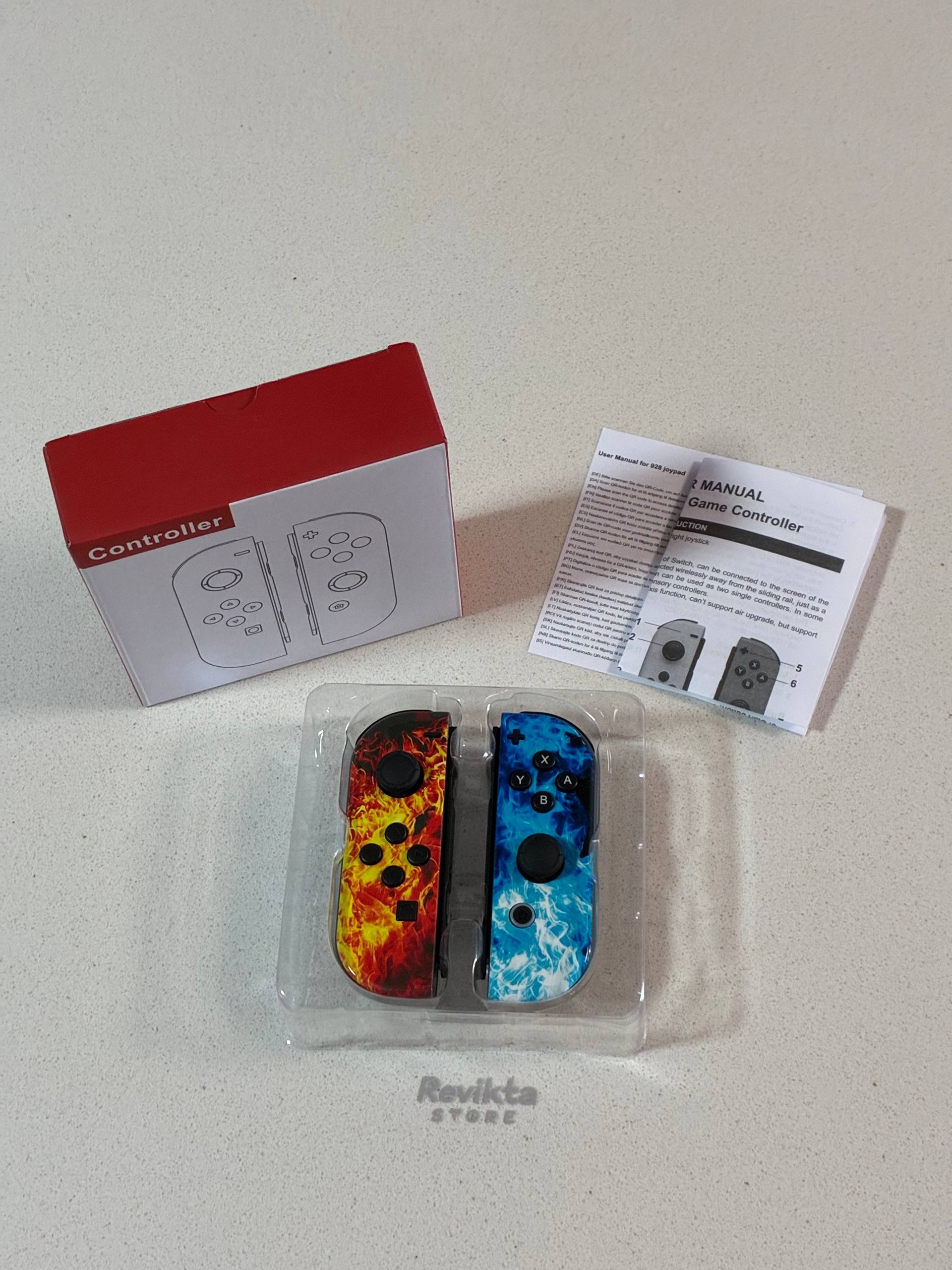 Mandos Inalámbricos Tipo Joy-Con para Switch (Fuego & Hielo)
