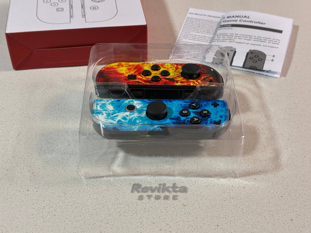 Mandos Inalámbricos Tipo Joy-Con para Switch (Fuego & Hielo)