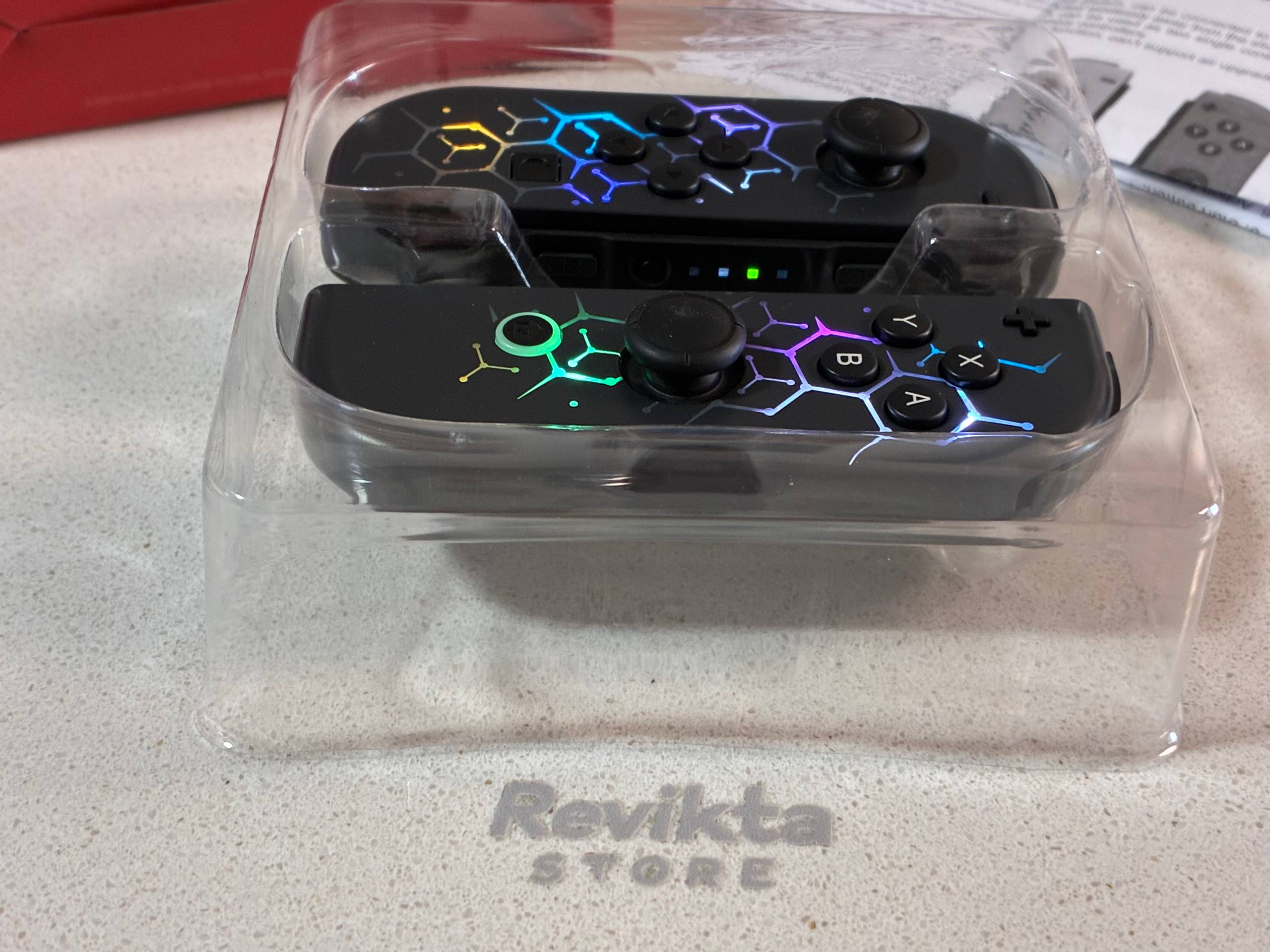 JoyCon Nintendo Switch RGB Hexágonos