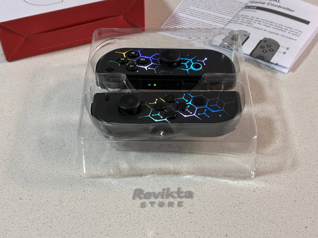 JoyCon Compatibles Nintendo Switch RGB Hexágonos