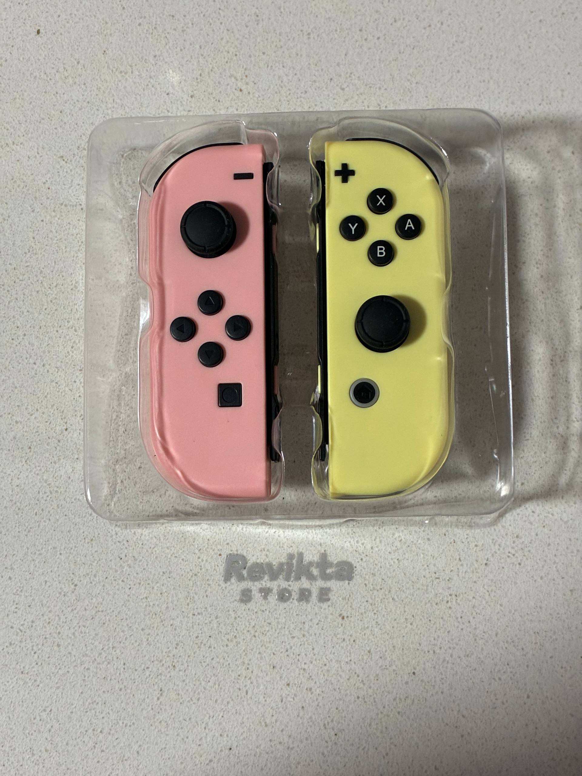 Mandos Joycon Compatibles Nintendo Switch Rosa/Amarillo