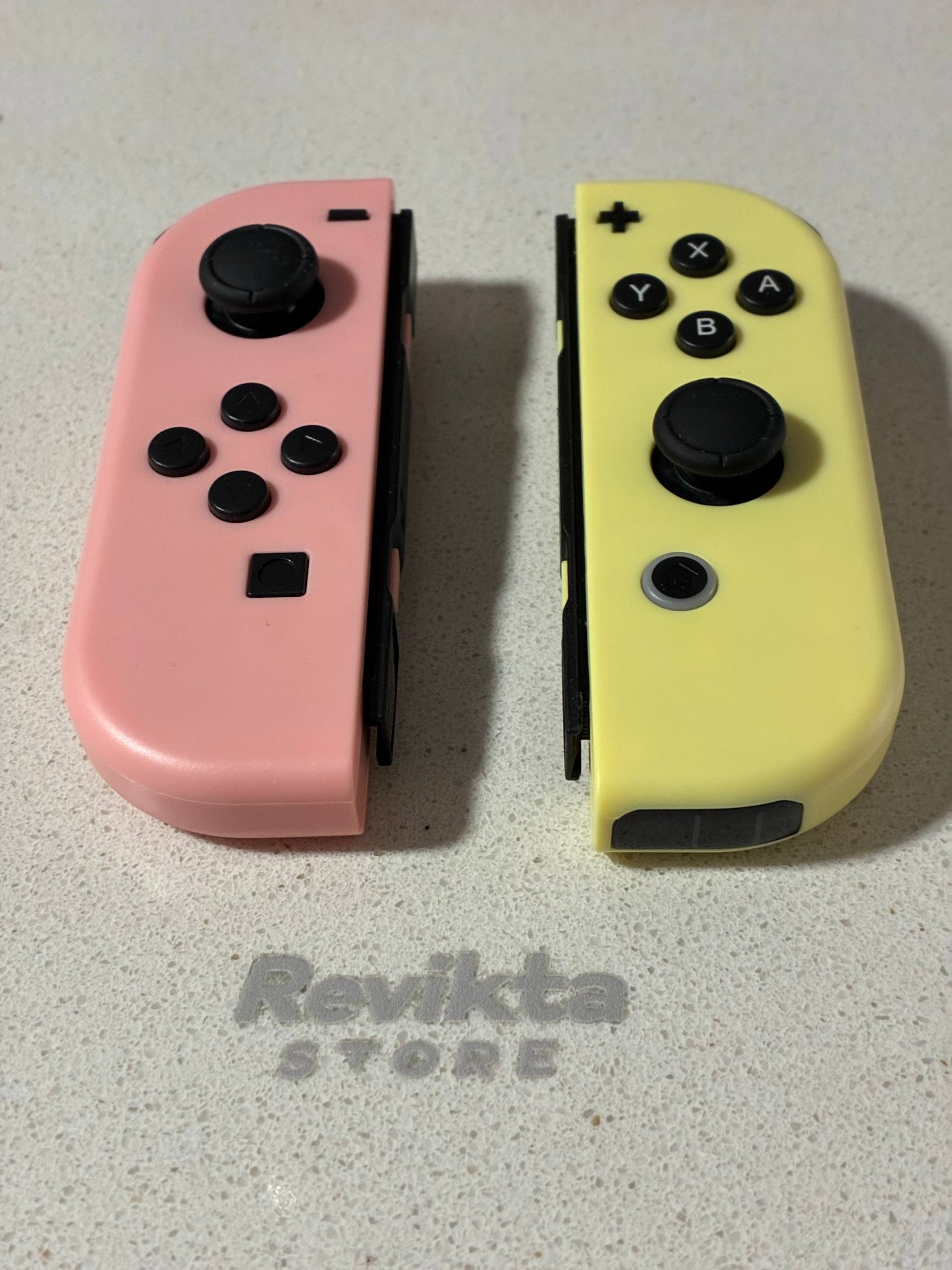 Mandos Joycon Compatibles Nintendo Switch Rosa/Amarillo