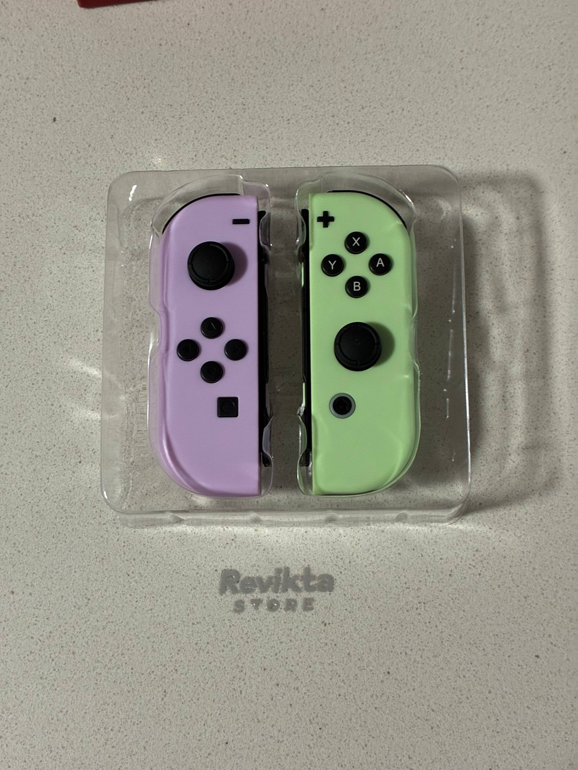 Mandos Joycon Switch Morado/Verde Marca Blanca