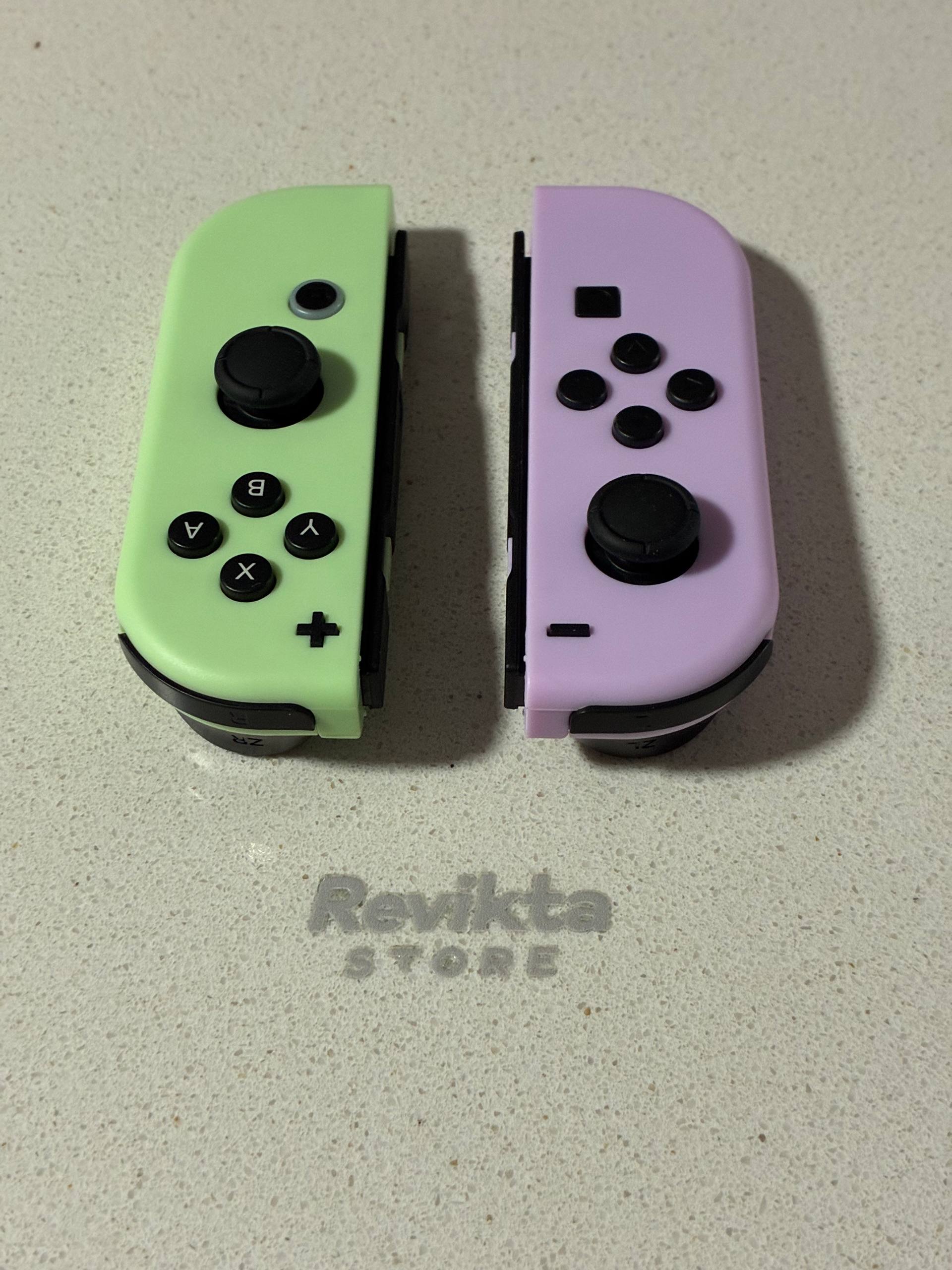 Mandos Joycon Switch Morado/Verde Marca Blanca